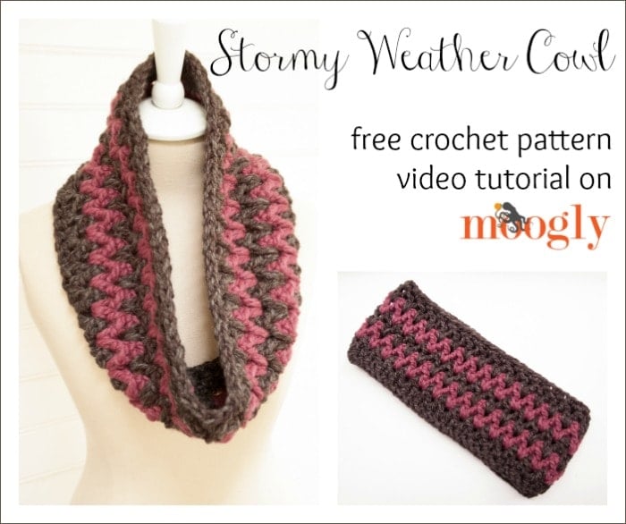 Stormy Weather Cowl Tutorial and Free Pattern