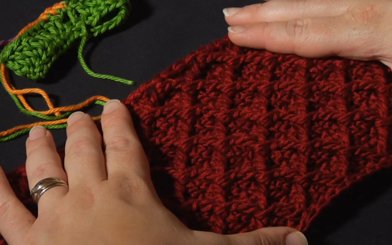 Unlock amazing crochet texture! ✨ Learn the FPTRc2tog stitch for beautiful diamond patterns with this free video tutorial from @mooglyblog. #crochet #texture #fptrc2tog #freepattern #crochettutorial