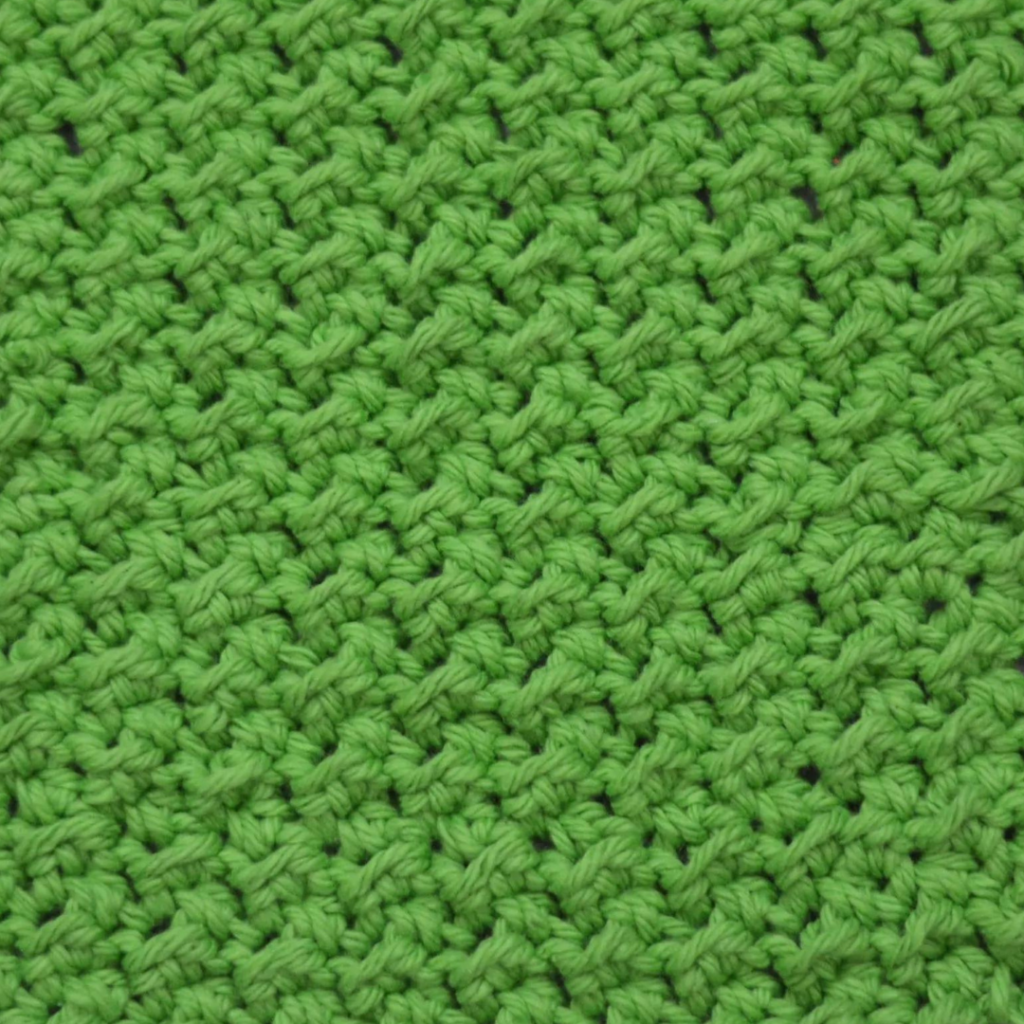 Learn how to crochet the Crunch Stitch with the step-by-step tutorial from The Stitchin' Mommy.