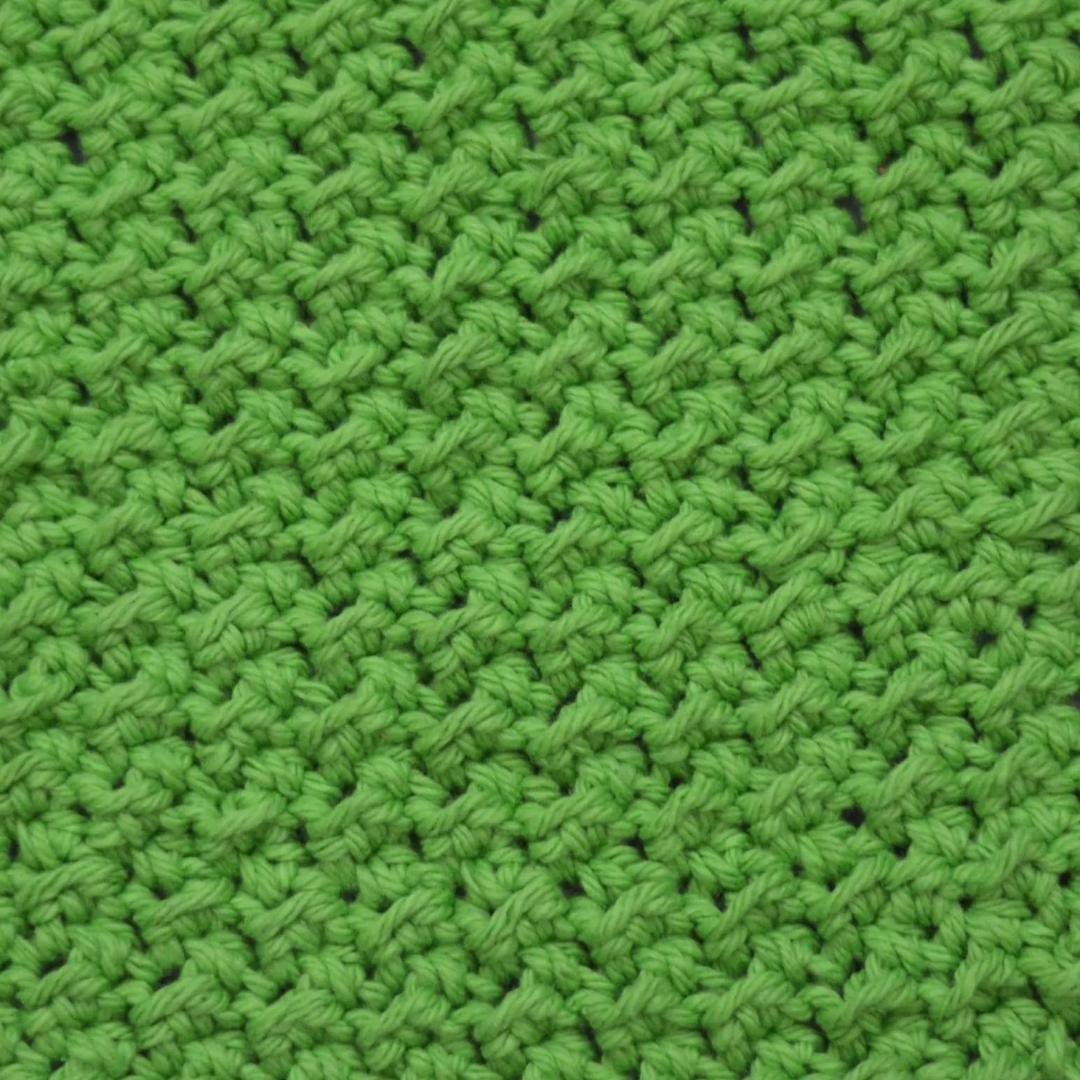 Learn how to crochet the Crunch Stitch with the step-by-step tutorial from The Stitchin' Mommy.