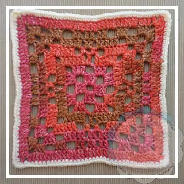 Learn how to crochet this lightweight Open Lace Square with the free pattern and tutorial from Joanita Theron Designs.
