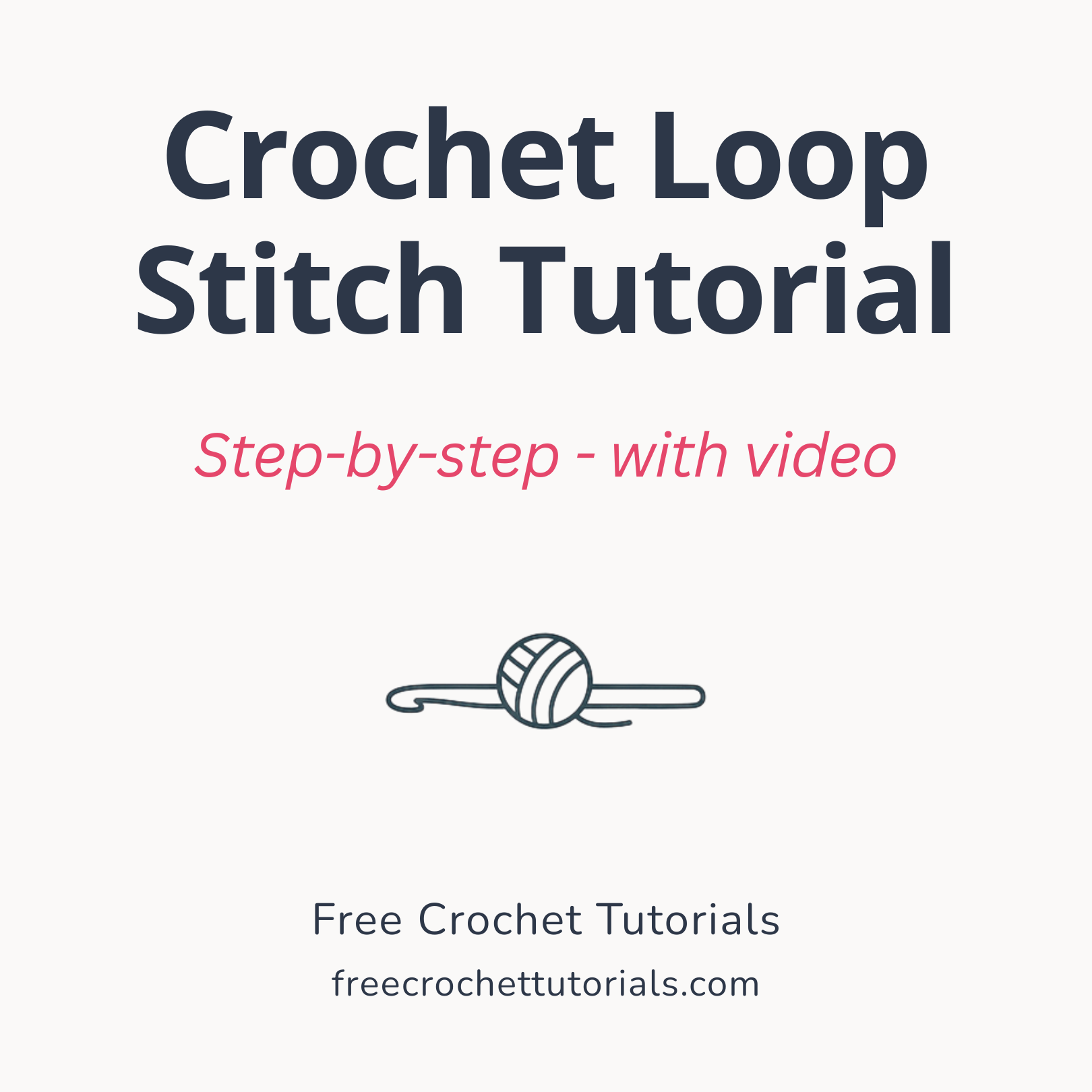 Learn how to crochet the loop stitch step-by-step with this free tutorial and video. Add texture and fun to your projects easily.