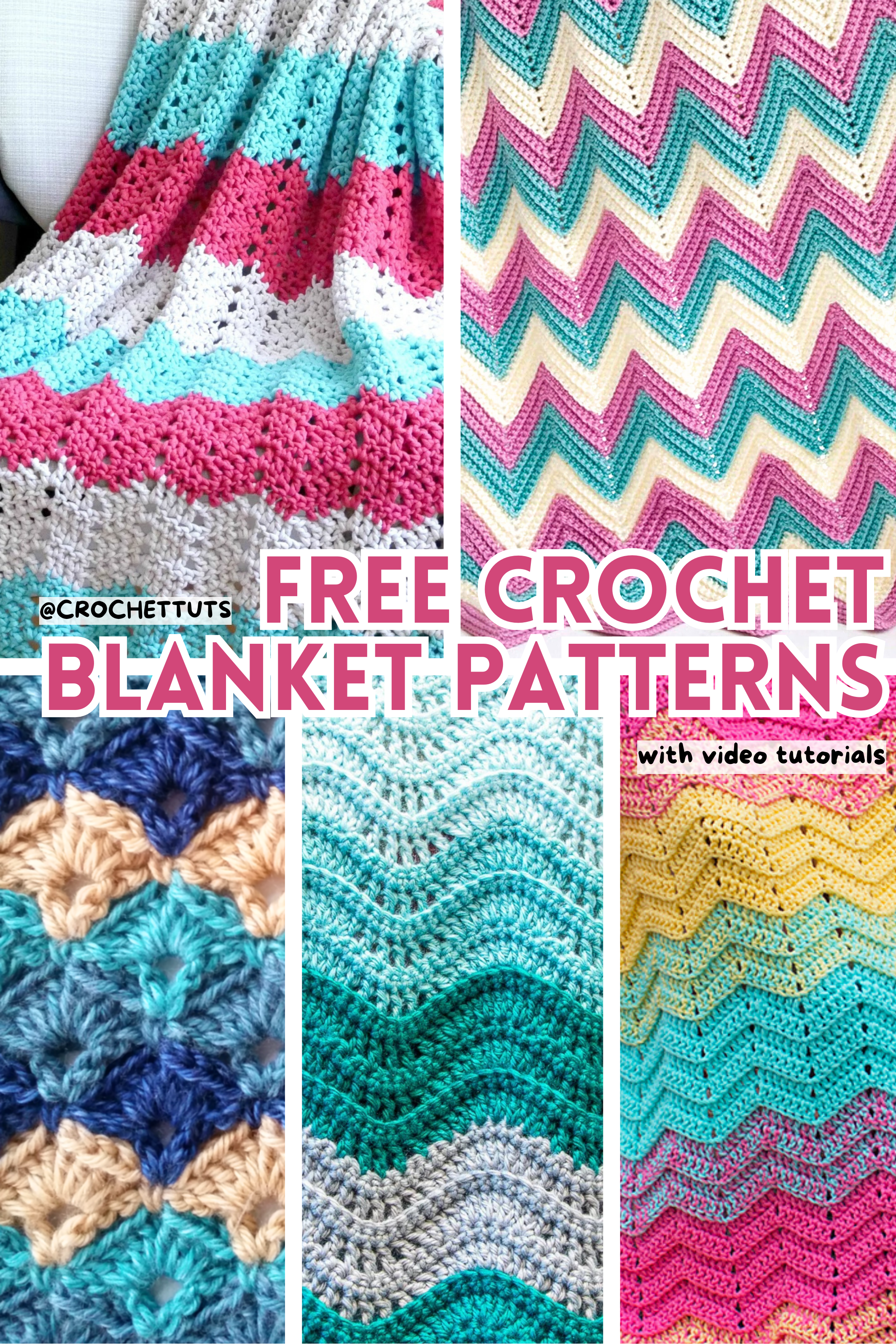 Looking for your next project? Find stunning crochet blanket patterns with video tutorials that guide you every step of the way!