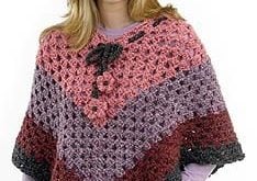 Groovy Granny Poncho Lion Brand Yarn - Pattern Lookup - FreeCrochetTutorials