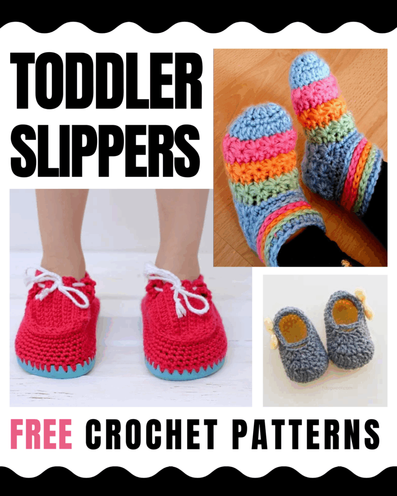 Cute & Cozy Toddler Slippers | Free Crochet Patterns