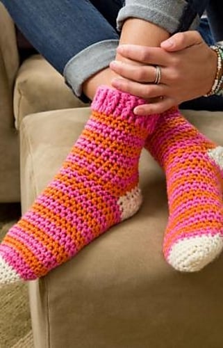 Cozy Socks Red Heart Yarn