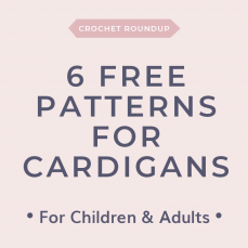 6 Free Patterns for Cardigans For Children and Adults. Free Crochet Tutorials FB