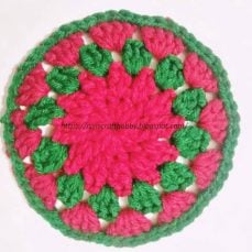 Christmas Themed Coasters Pattern and Tutorial