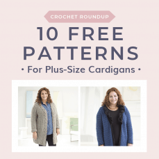 10 Free Patterns for Plus Size Cardigans Free Crochet Tutorials