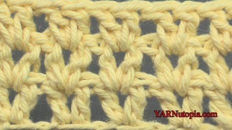 Learn how to crochet the V-Stitch with this great video tutorial. #crochettutorial #videotutorial