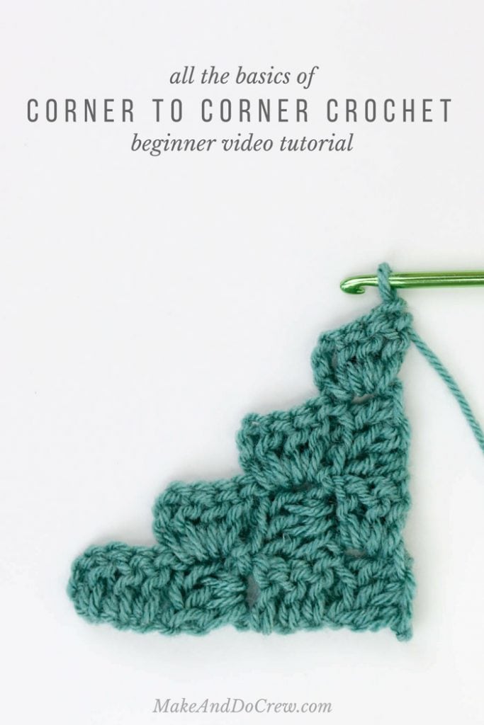 Corner to Corner Crochet Video Tutorial