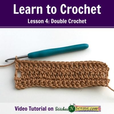 Learn to Crochet the Double Crochet Tutorial
