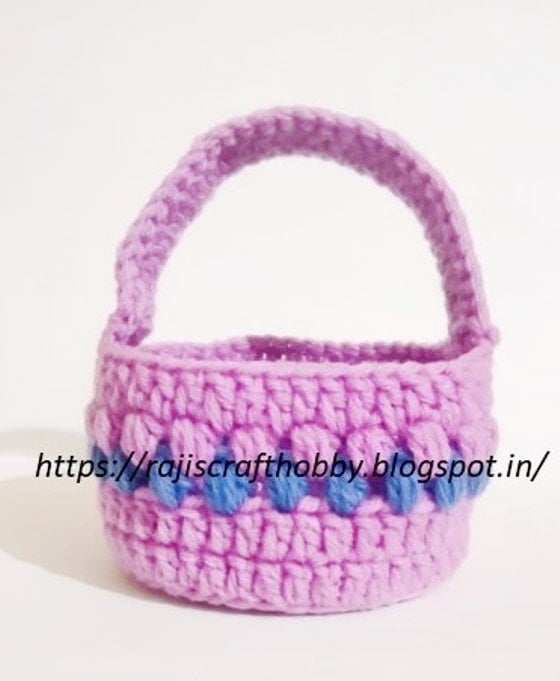 Easter Basket Crochet Pattern and Tutorial