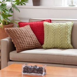 Textured Pillow Trio