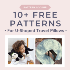 Pattern Lookup U-Shaped Travel Pillows and Neck Pillows