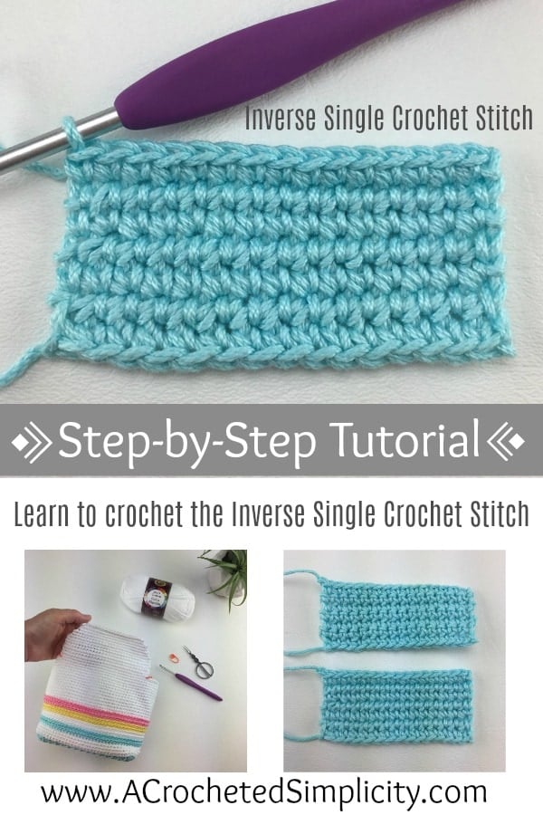 How to Crochet the Inverse Single Crochet