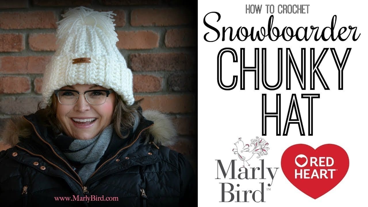 How to Crochet the Snowboard Chunky Hat