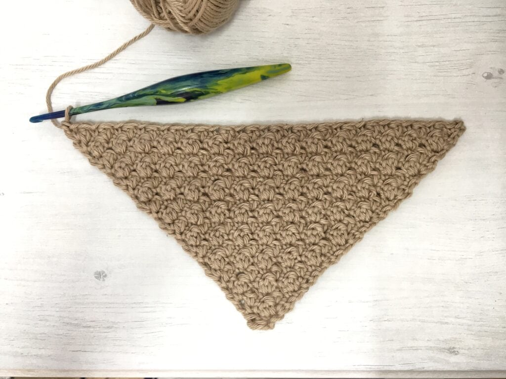 Corner to Corner Cluster Stitch