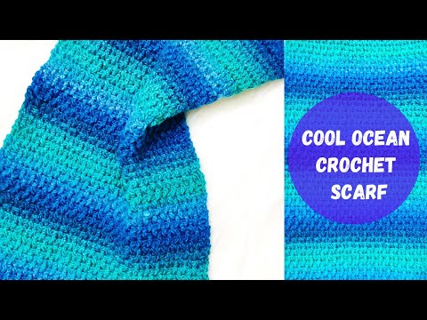 Textured Crochet Scarf Pattern + Video