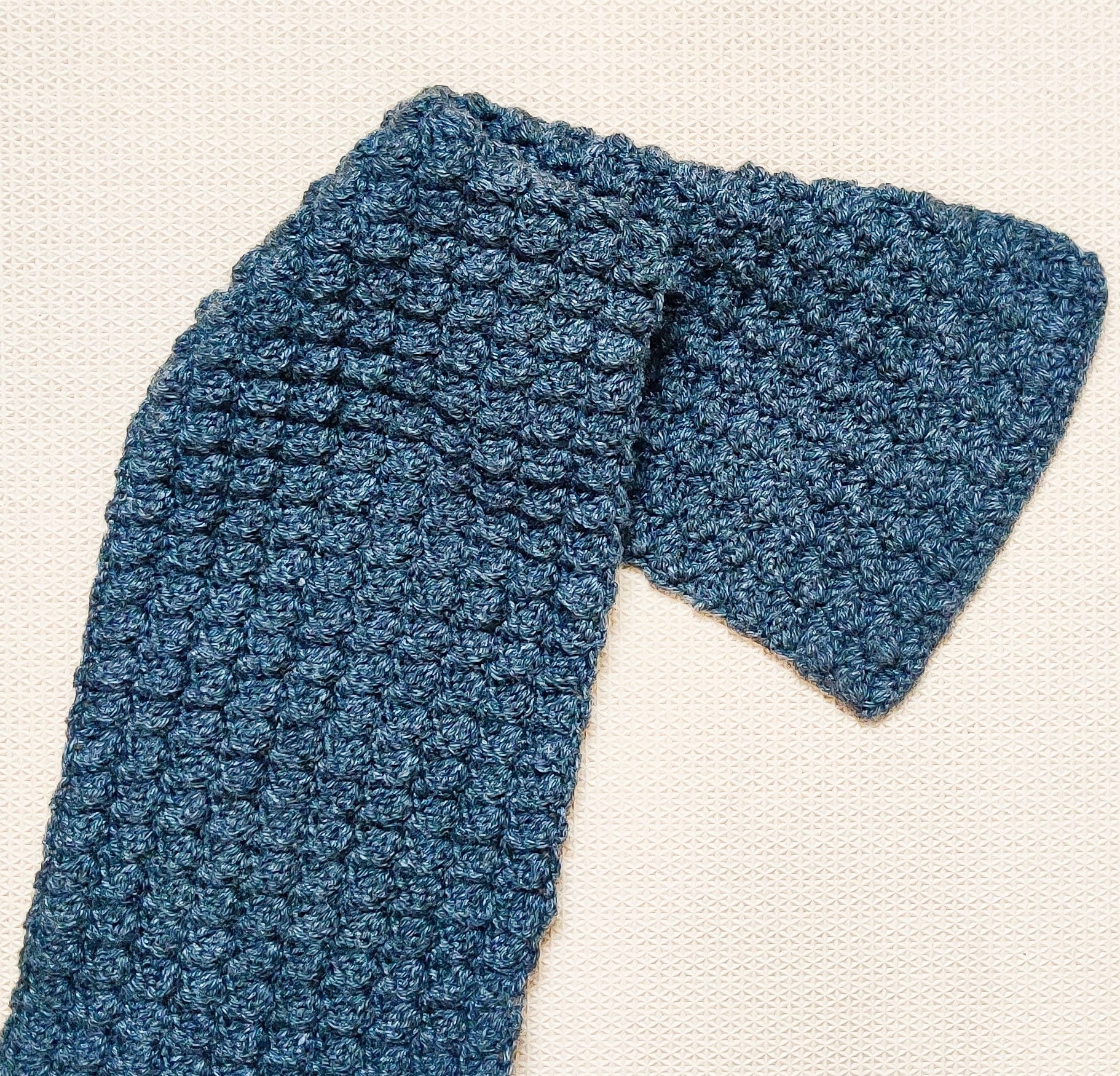 How to Crochet an Easy Textured Scarf Free Pattern and Video