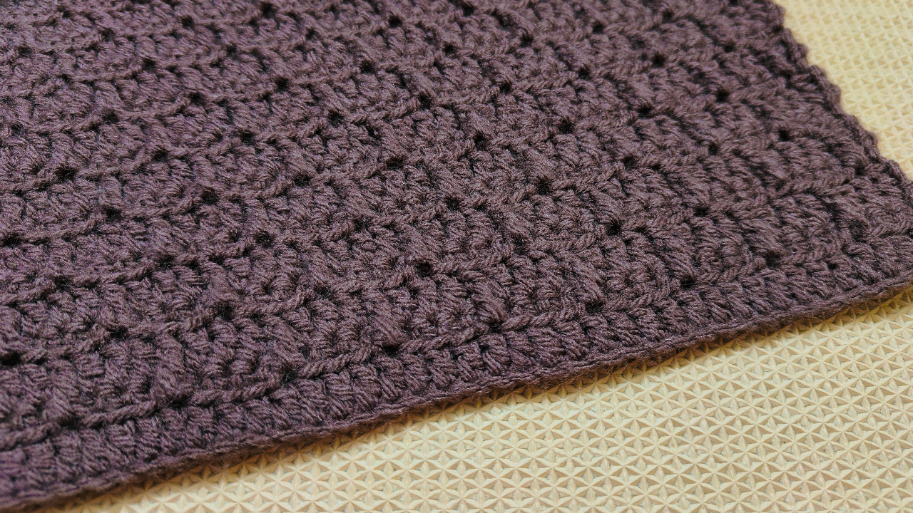 Learn how to make a crochet Slab Blanket with this free pattern and tutorial from Raji's Craft Hobby.