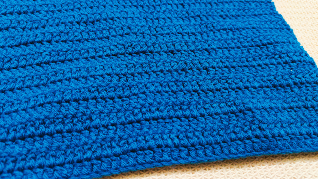 No Fuss Double Crochet Blanket With Straight Edges • Free Crochet