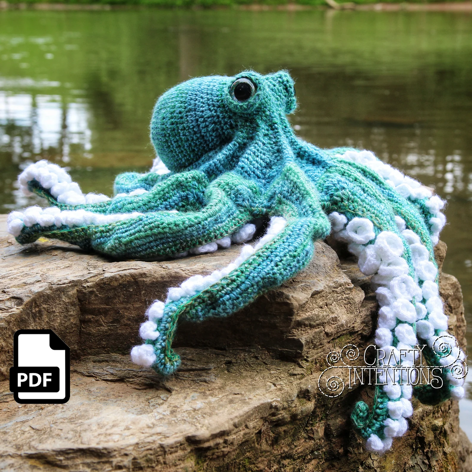 Giant Crochet Octopus Pattern - Etsy Affiliate Image