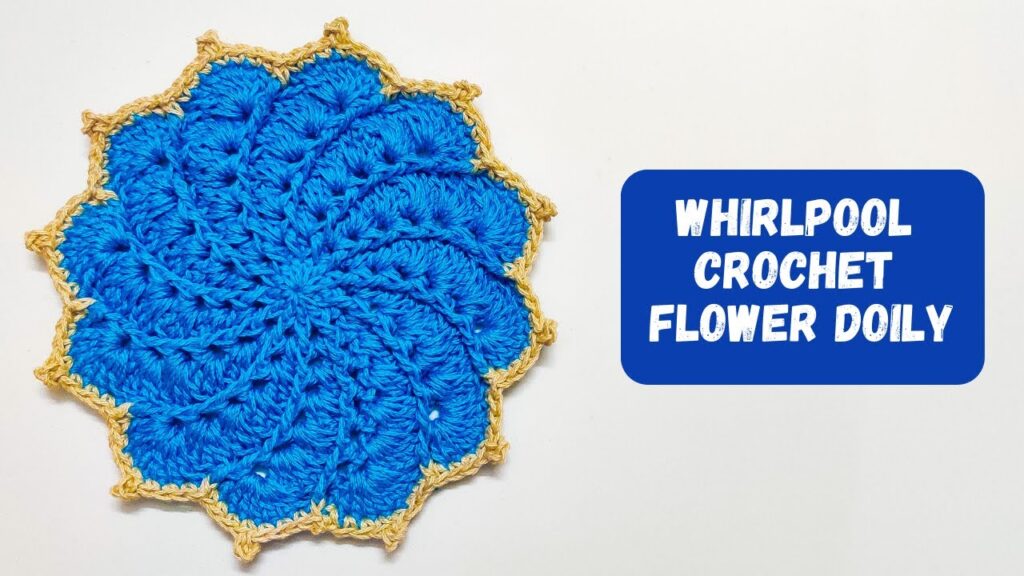 Here is my simple pattern for the Whirlpool Crochet Flower Doily. The pattern is easy and quick to make and I have a tutorial available too!
