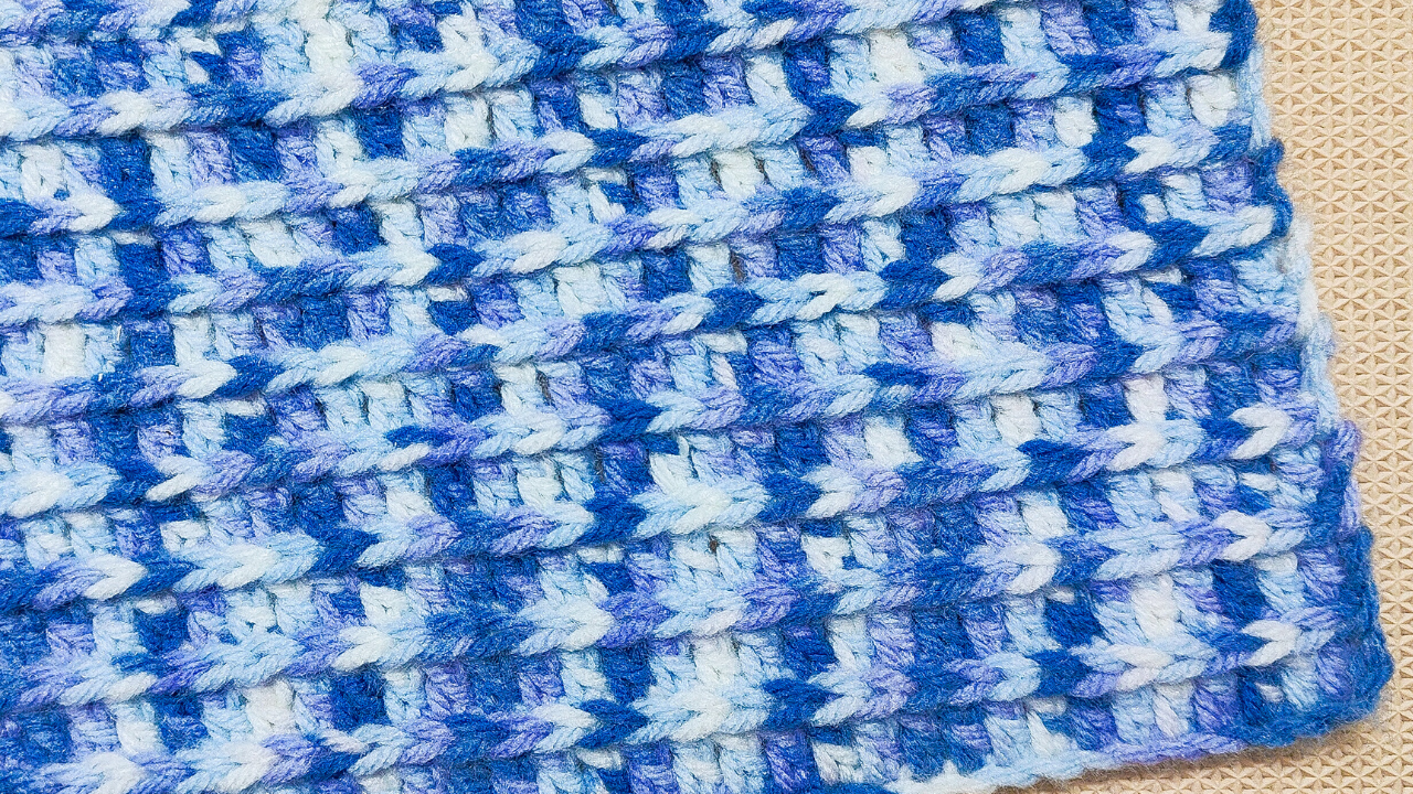 Learn how to crochet the Easiest and Fastest Crochet Rib Blanket with the free pattern and video from Raji's Craft Hobby.