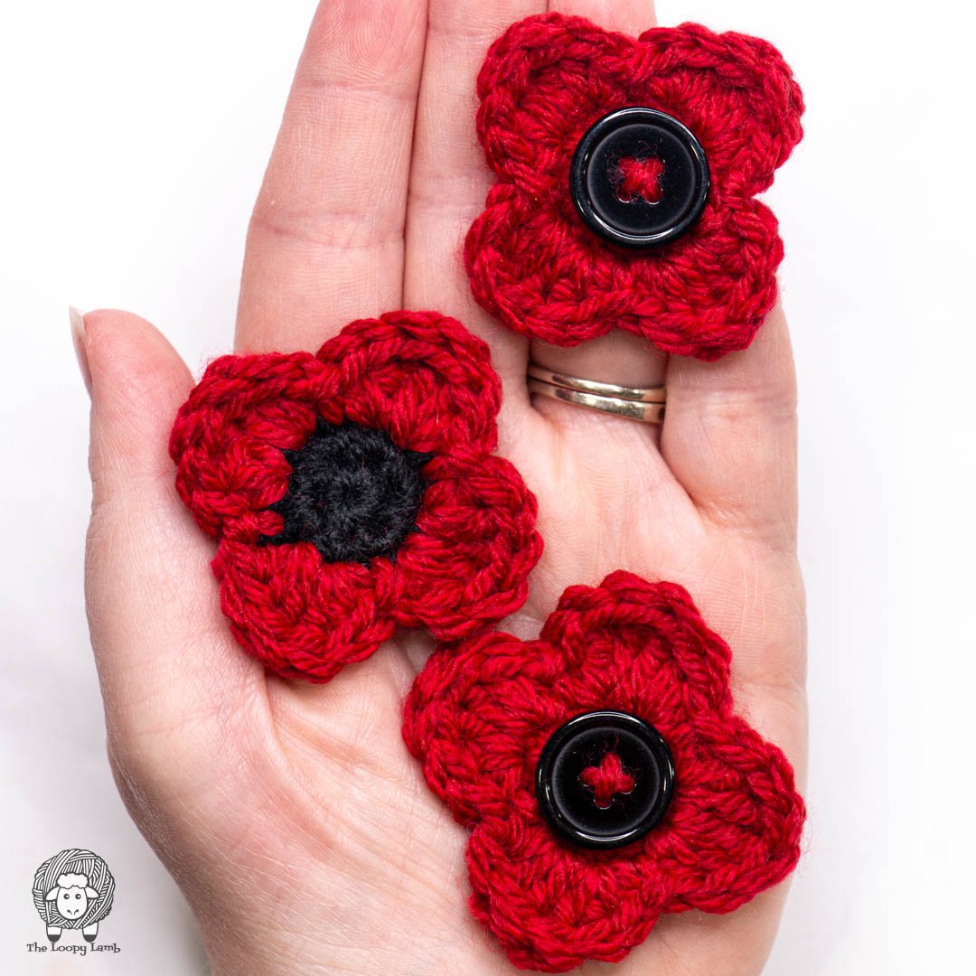 Crochet a meaningful poppy for Remembrance or Anzac Day with this free, beginner-friendly tutorial.