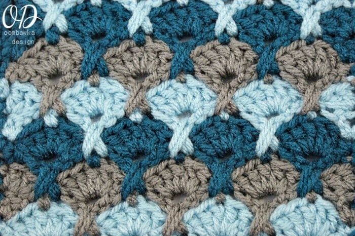 Stormy Seas Stitch Pattern Tutorial
