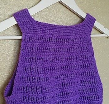Tank Top Free Crochet Pattern and Video