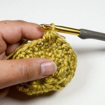 Half Double Crochet Two Together tutorial