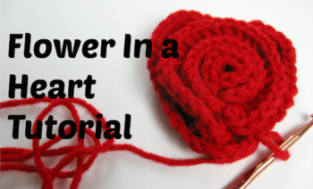 Learn how to crochet a flower in a heart by watching this video tutorial. This is just one of the tutorials available @freecrochettuts