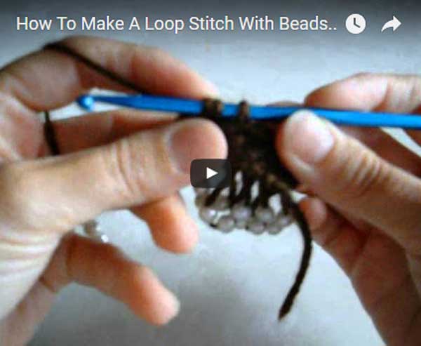 How to Make a Loop Stitch With Beads