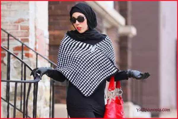 Crochet Tutorial: Houndstooth Stitch Shawl