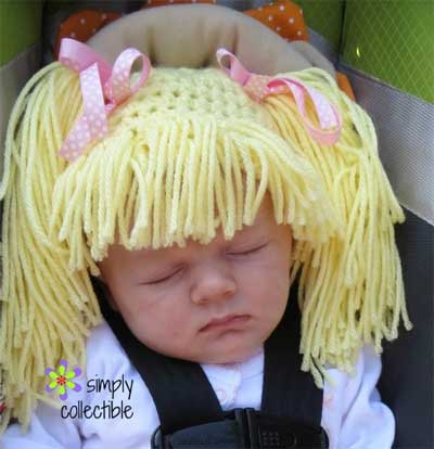 Wig Hat Crochet Tutorial – Infant and Child