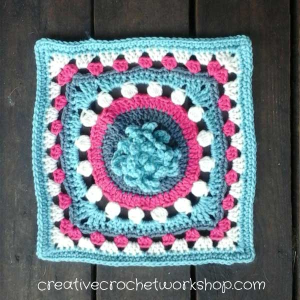 Chrysanthemum Granny Square Free Pattern and Tutorial