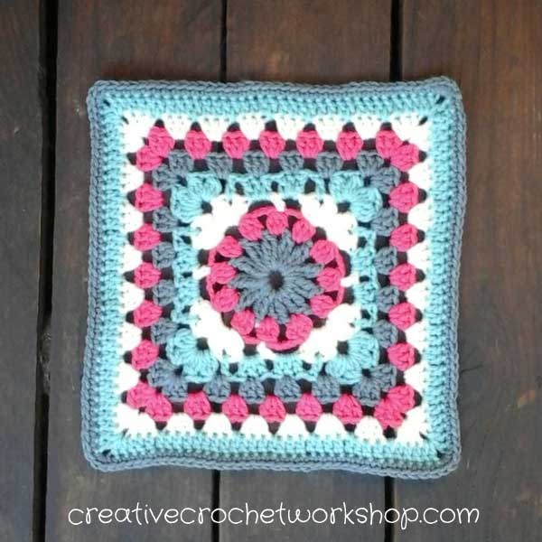 Victorian Flower Granny Square