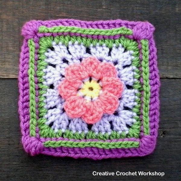 Lazy Daisy Granny Square Tutorial