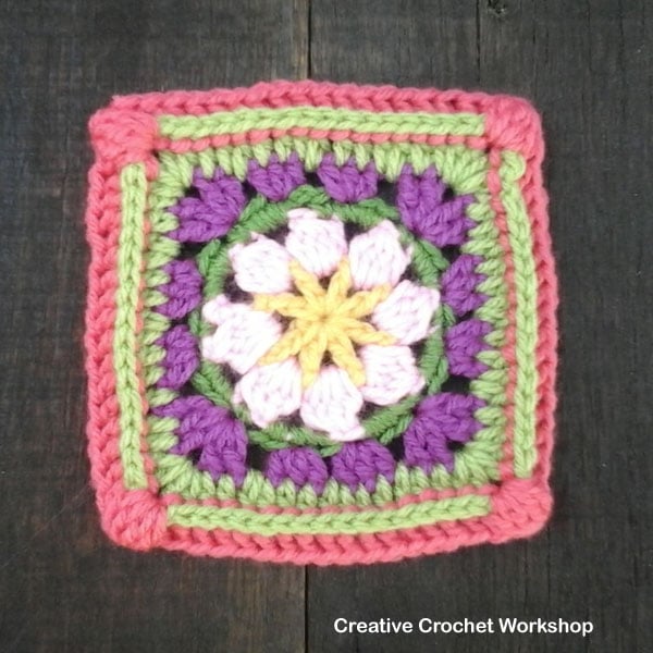 Wildflower Granny Square Tutorial