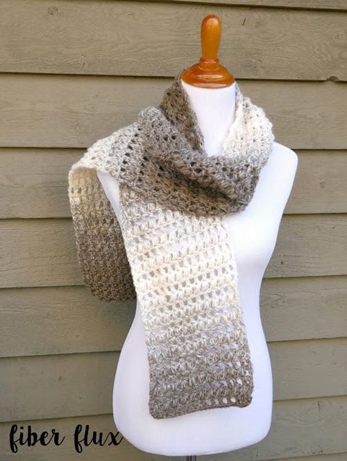 Tea Leaves Scarf Pattern